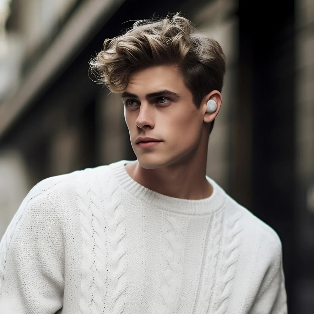 سماعات أذن لاسلكية Iriver Bluetooth 5.3، مقاومة للماء، مؤشر بطارية LED، Ib-Tws05