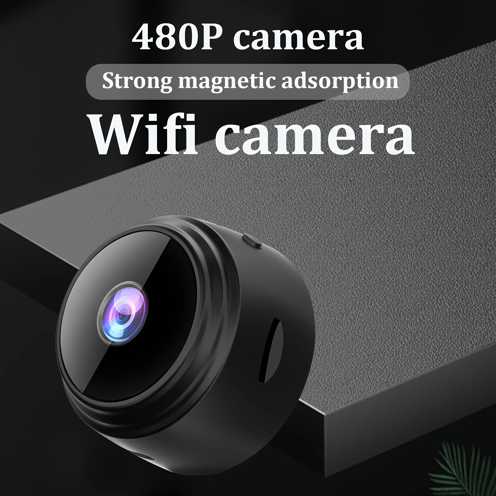 كاميرا صغيرة لاسلكية لأمن المنزل الذكي بتردد 2.4 جيجا هرتز WIFI للعرض عن بعد، والوصول عن بعد في تطبيق ومراقبة التصميم المتين