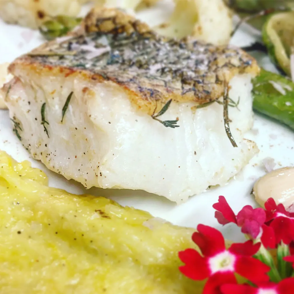 Calidad superior Izakaya Mero Cuello de cerdo a la parrilla 200g Embalaje pequeño Diente de patagonia Carne Hogar Zakaya Bife Cocina Fácil asar Camping Comida Parrilla de pescado