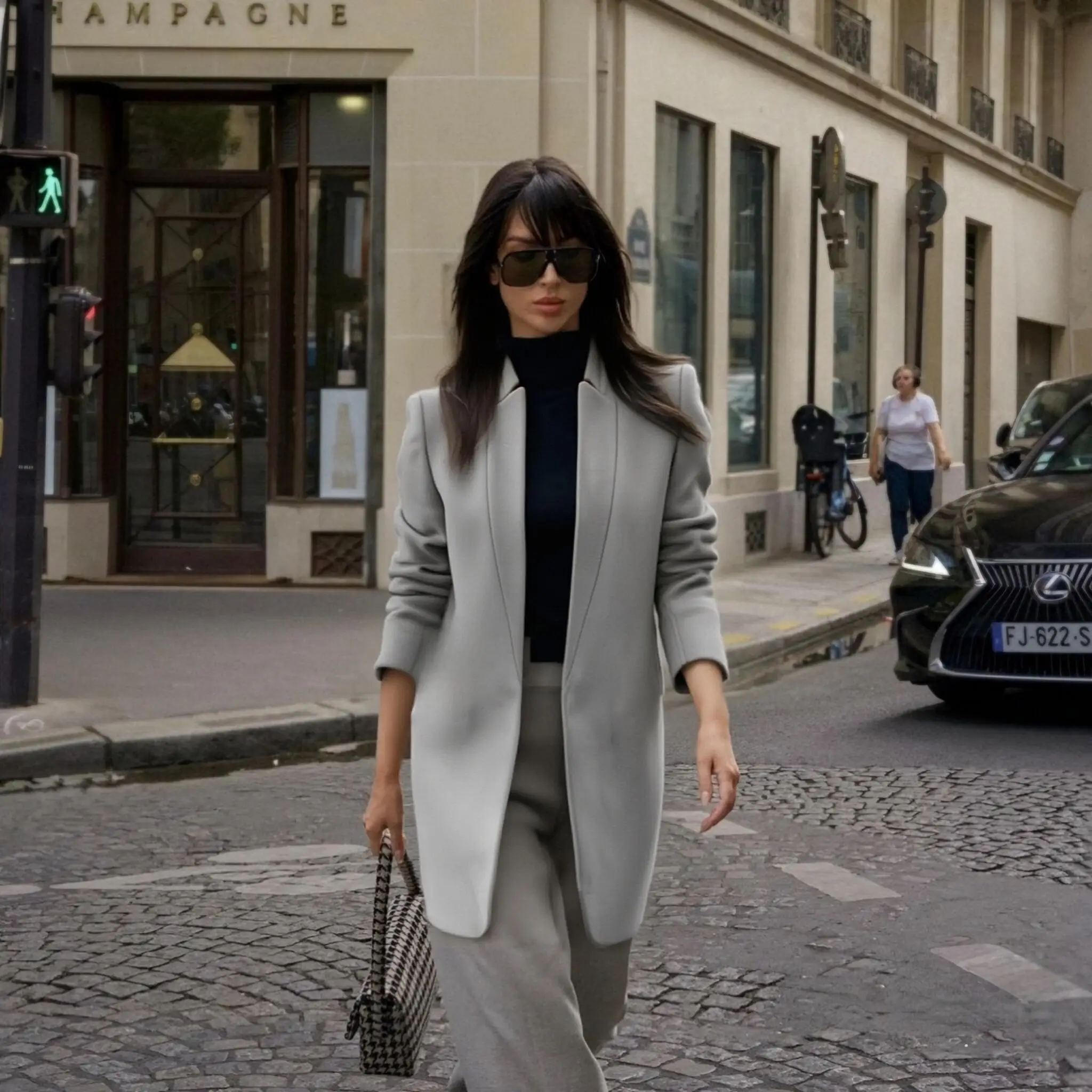 

Осенние женские пиджаки, скромные модные однотонные длинные повседневные пиджаки с длинными рукавами и открытой передней частью