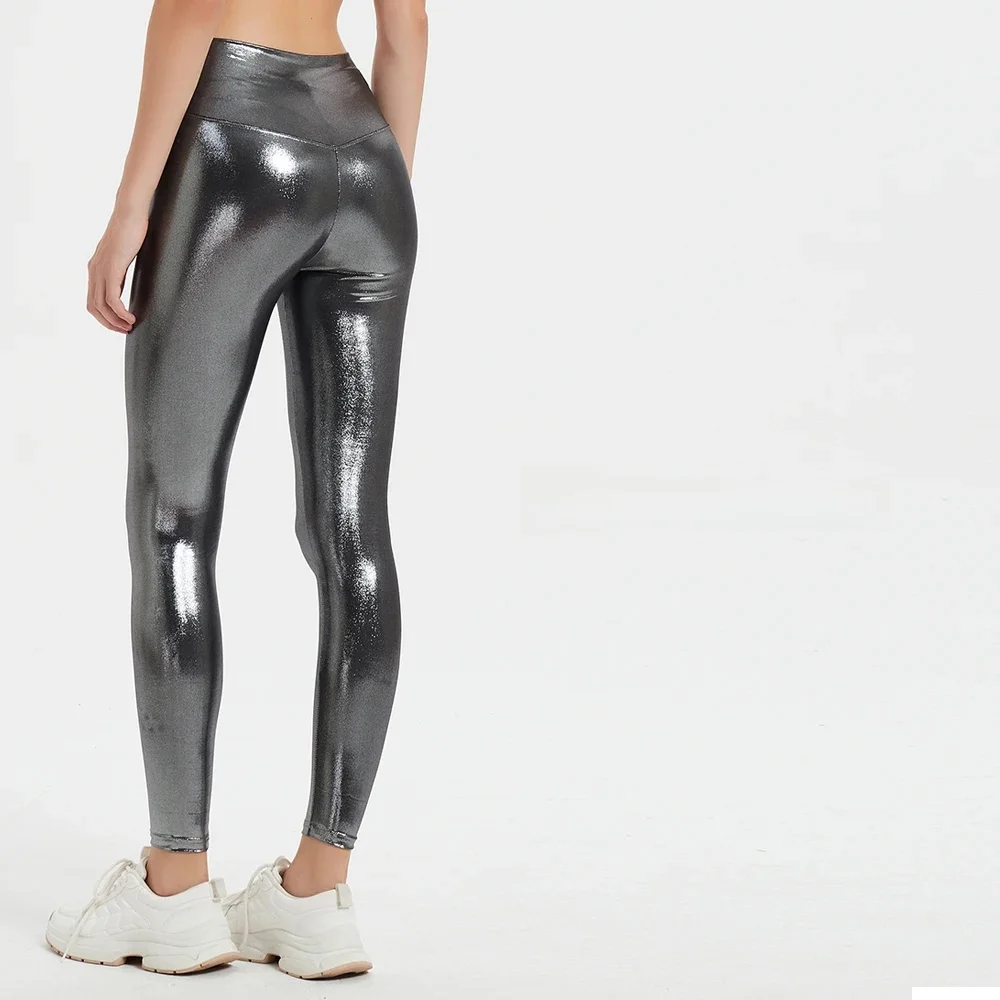 LEOHEX legginsy do jogi damskie legginsy fitness spodnie do biegania oddychające legginsy sportowe wysokiej talii letnia odzież do ćwiczeń na siłownię — zdjęcie 2