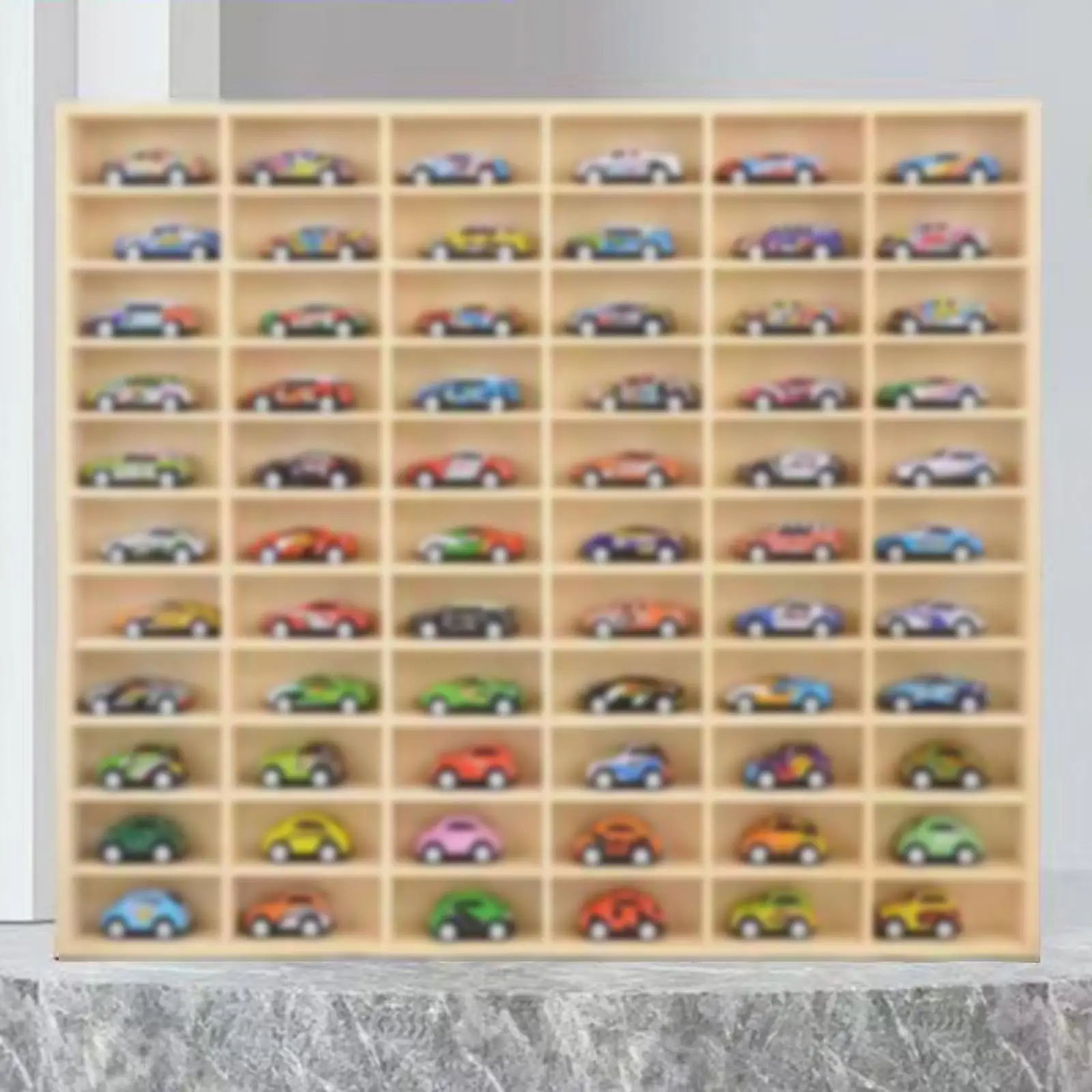

Toy Car Display Storage Grid Wall Mount Toy Storage Rack Multi-Layer Car Model Box Display Rack For Figures Collection Home