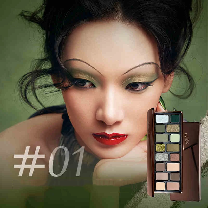 Cheeryep 16 Color Eyeshadow Palette Shimmer Matte Waterproof Long Lasting Vegan Cruelty Free Y2K Festival Travel Makeup
