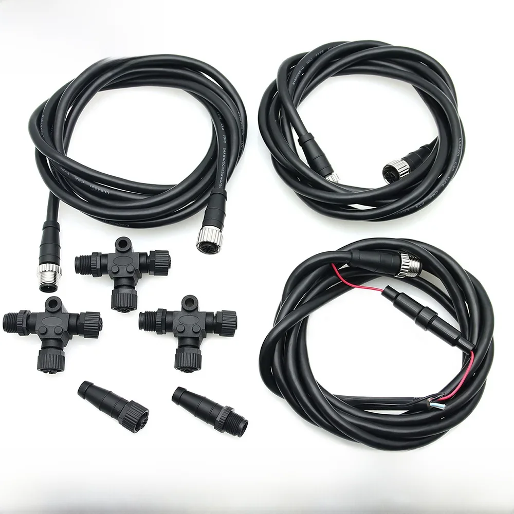 NMEA 2000 Kabeladapter Seriële datumnetwerken Marine Boot NMEA 2000 Starterkit ABS T-type 5PIN Connector Adapterkabels 0,5-4M - afbeelding 2