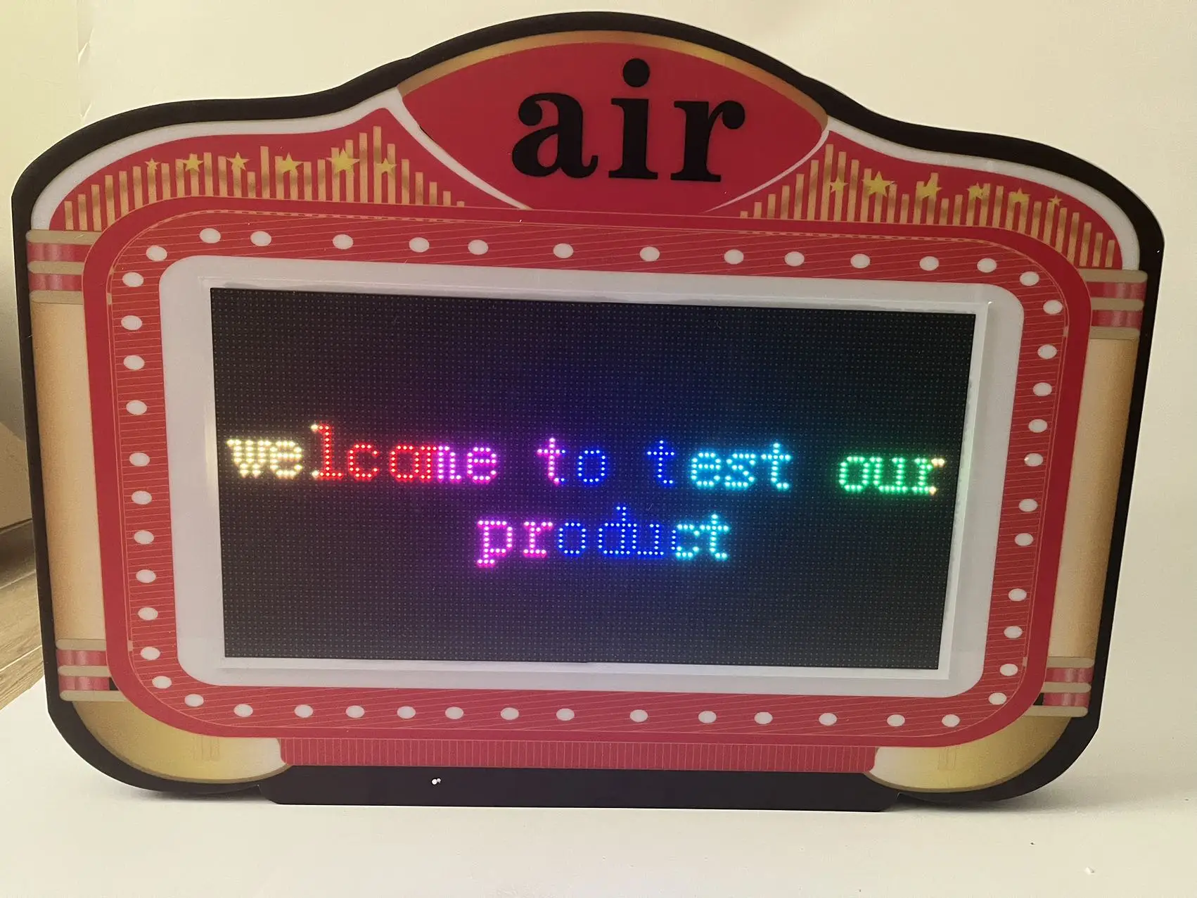 2PCS DIGITAL LED MENSAGEM PLACA E UM BOLO LED PARA NIGHTCLUB