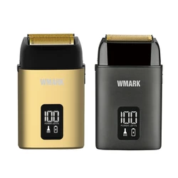 WMARK NG-983 Barber Shaver Shaper Electric Shaver Beard USB Electric Razor For Oil Head Shaving Machine Push White, 8100RPM