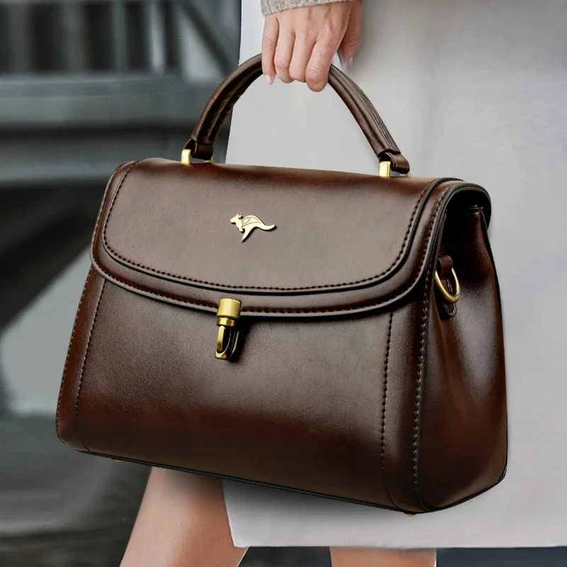Wysokiej jakości skórzane torby na ramię Crossbody dla kobiet 2024 Luksusowe damskie torebki damskie Messenger Sac A Main — zdjęcie 2