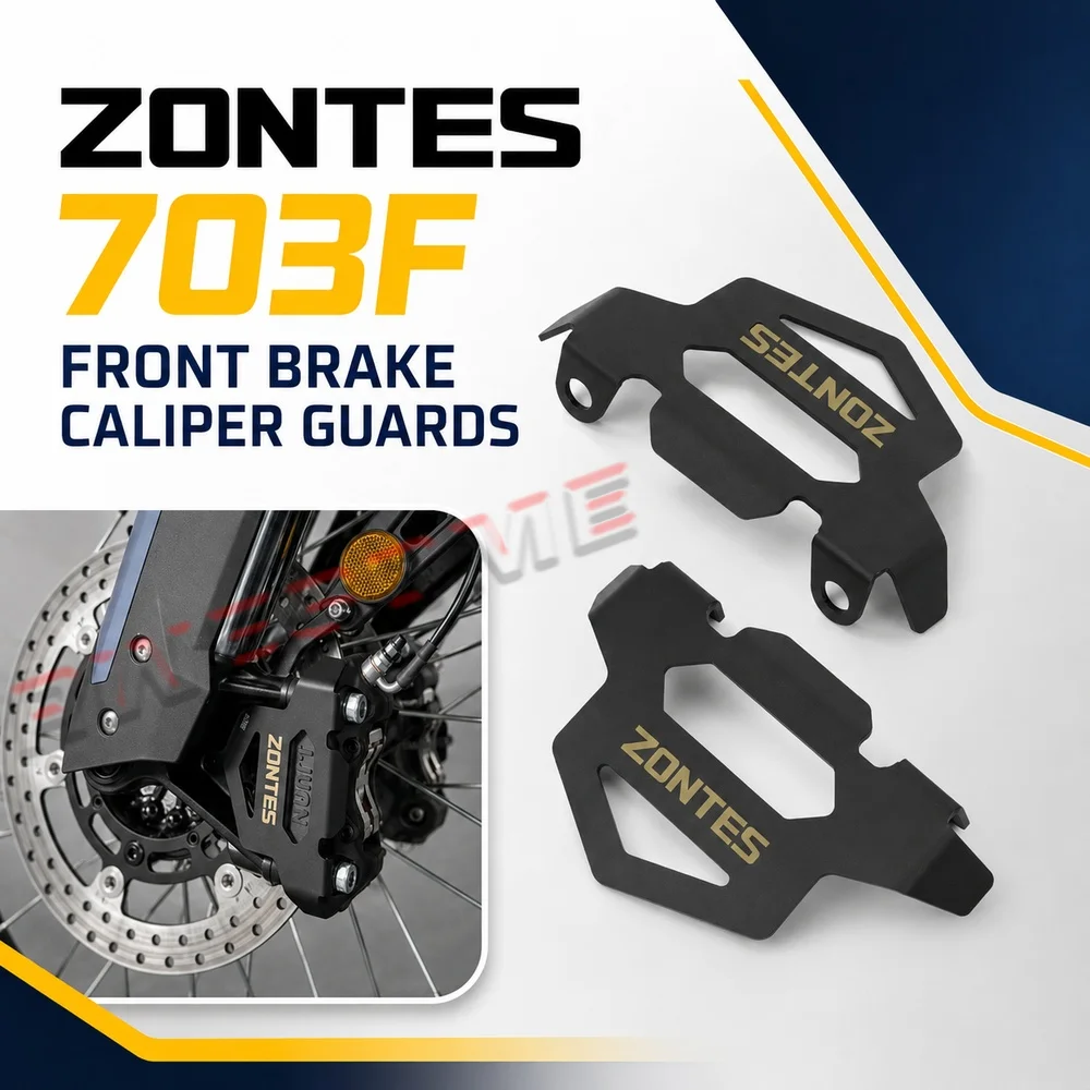 Modified Black Front Caliper Guards For Fit ZONTES 703F 703 F F703 F 703
