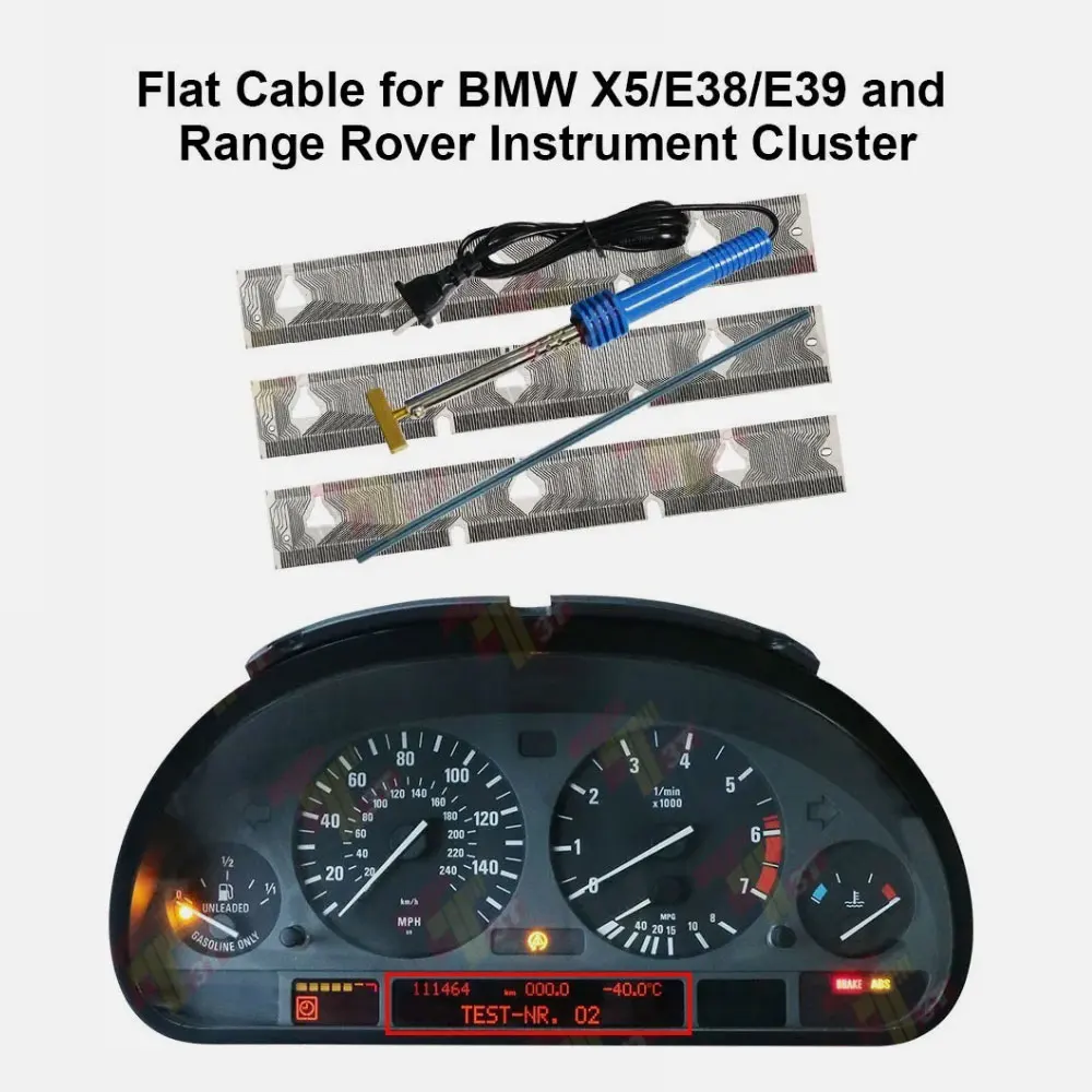 

Flat cable for BMW E38/E39/X5 and RANGE ROVER display Pixel Repair Tool add Soldering T-iron