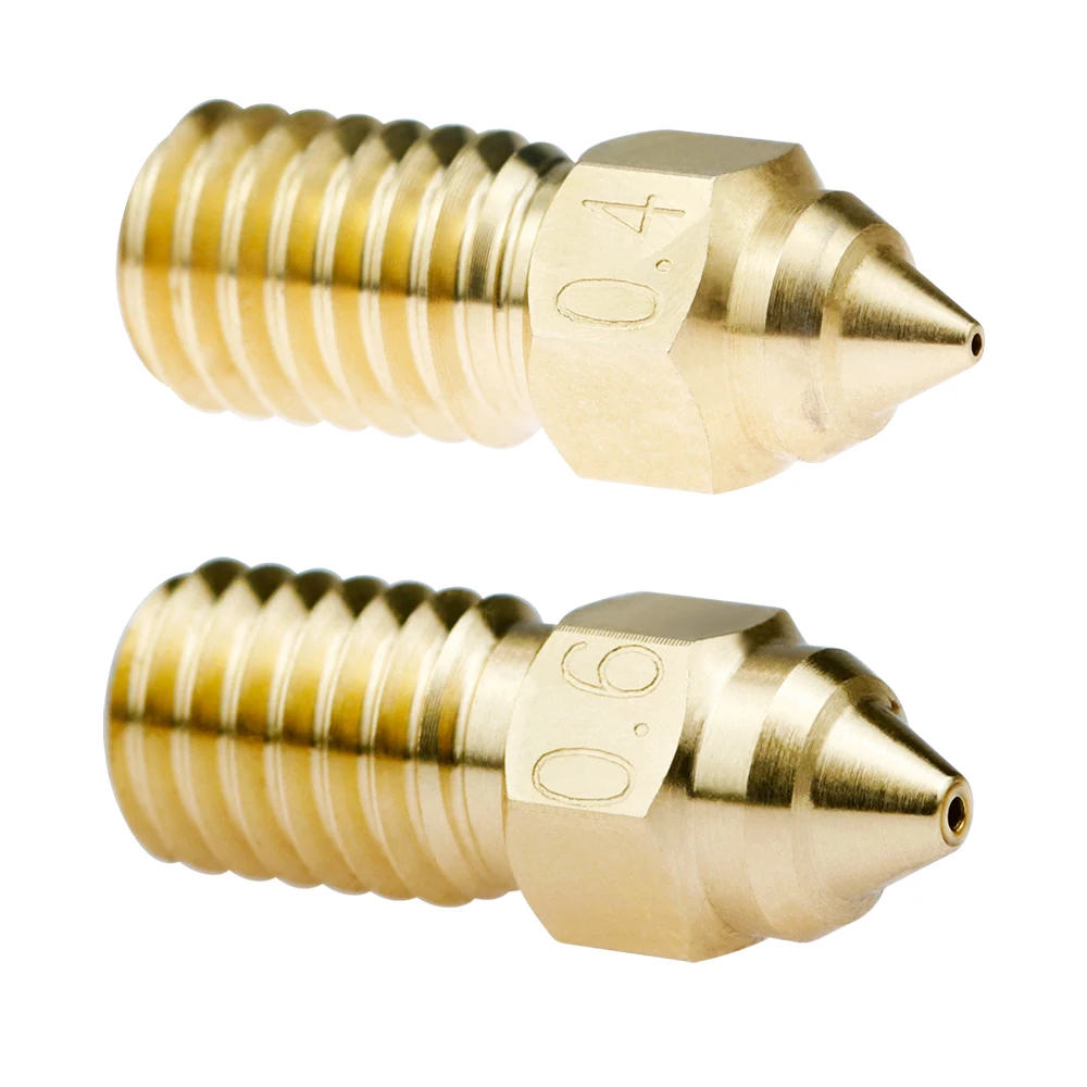 فوهة لـ Ender 3 V3 SE فوهة عنكبوت نحاسية مطلية بالنحاس 0.4 مم/0.6 مم درجة حرارة عالية لـ Ender7 Ender5 S1 #5