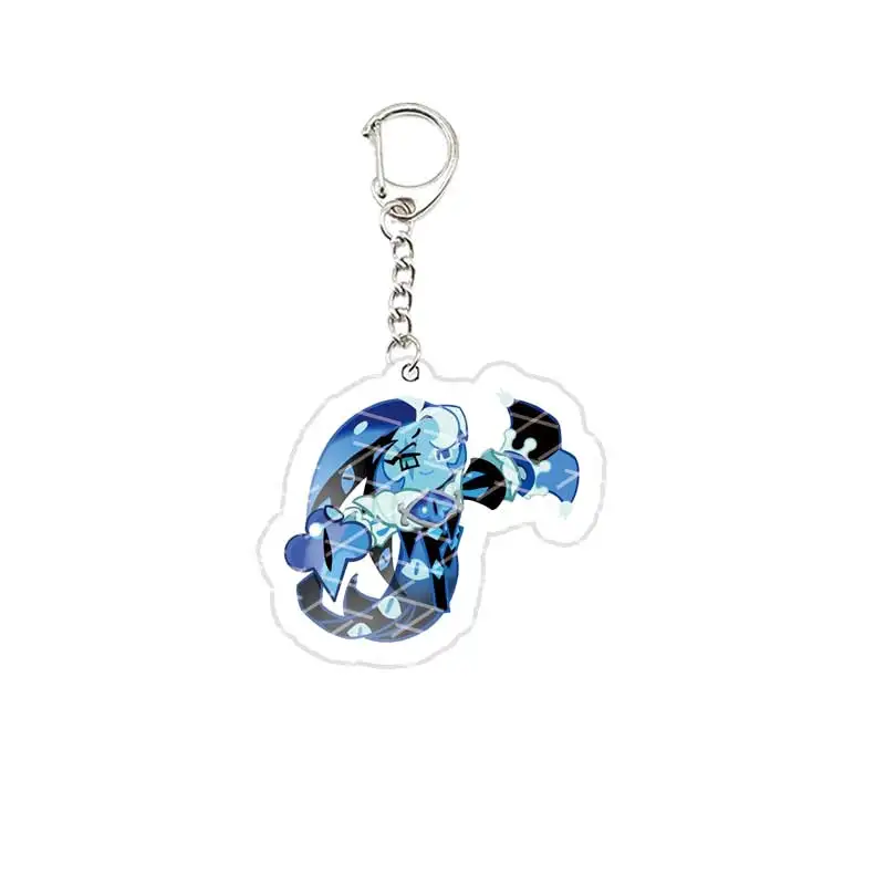 Cute Shadow Milk Cookie Keychains for Accessories Bag  Acrylic Shadow Milk Cookie Pendant Keyring Key chain Fans Gifts