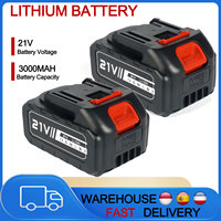 18650 Lithium-Ion Battery 1500mAh 3000mAh 21V Suitable for Rechargeable Lithium Batteries for Electric Wrench Drill Power Tools