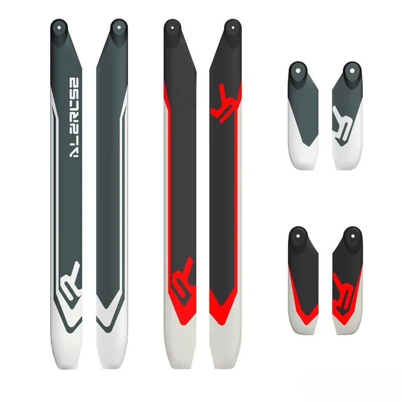 Hélices de queue en fibre de carbone 3K ALZRC 72MM 86MM 93MM 106MM 116MM pour vol 3D extrême hélicoptères 420 500 600 700