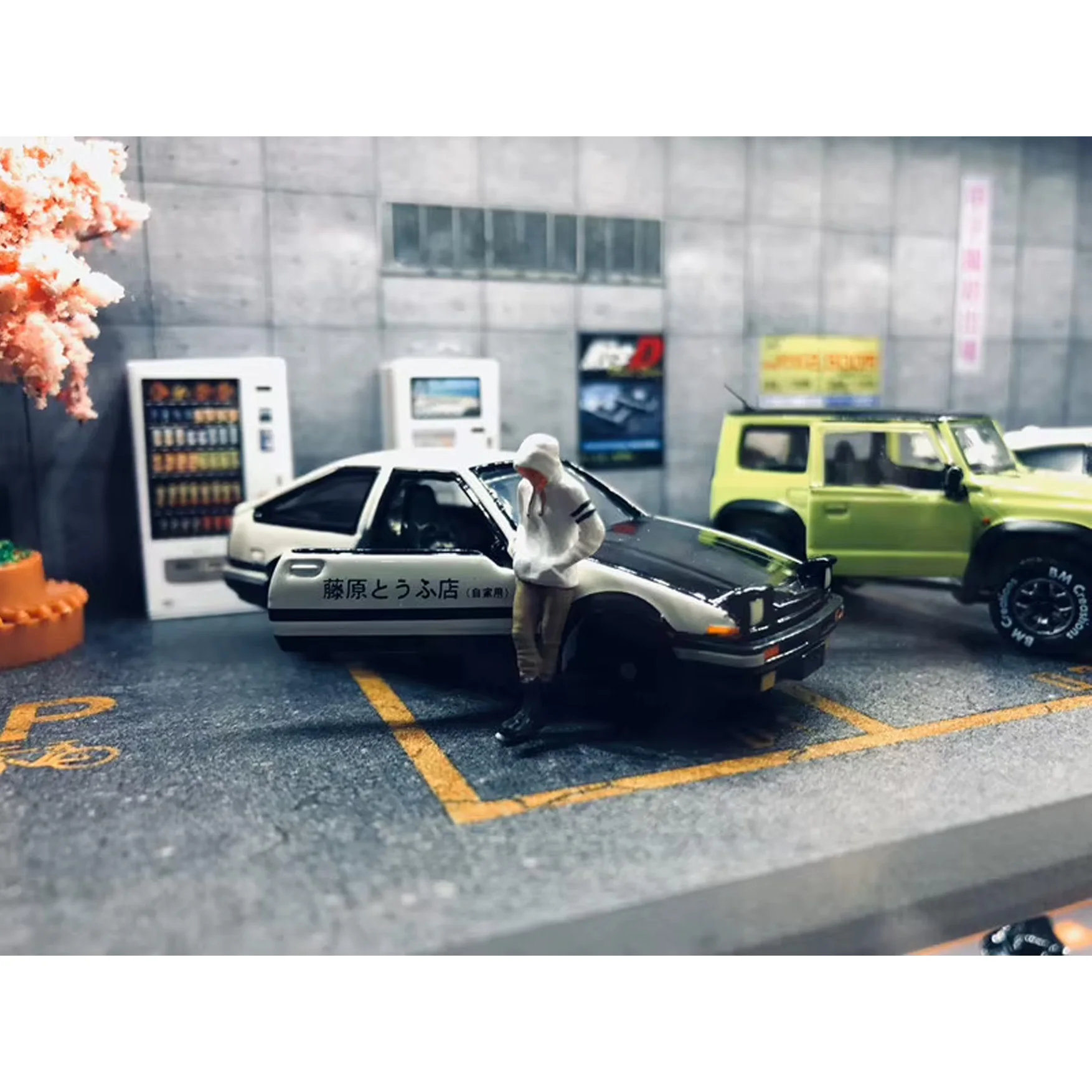 Takara Tomy Tomica Premium 486466 Initial D Toyota AE86 Trueno 1/64 Diecast Alloy Model Car Collectible Toy