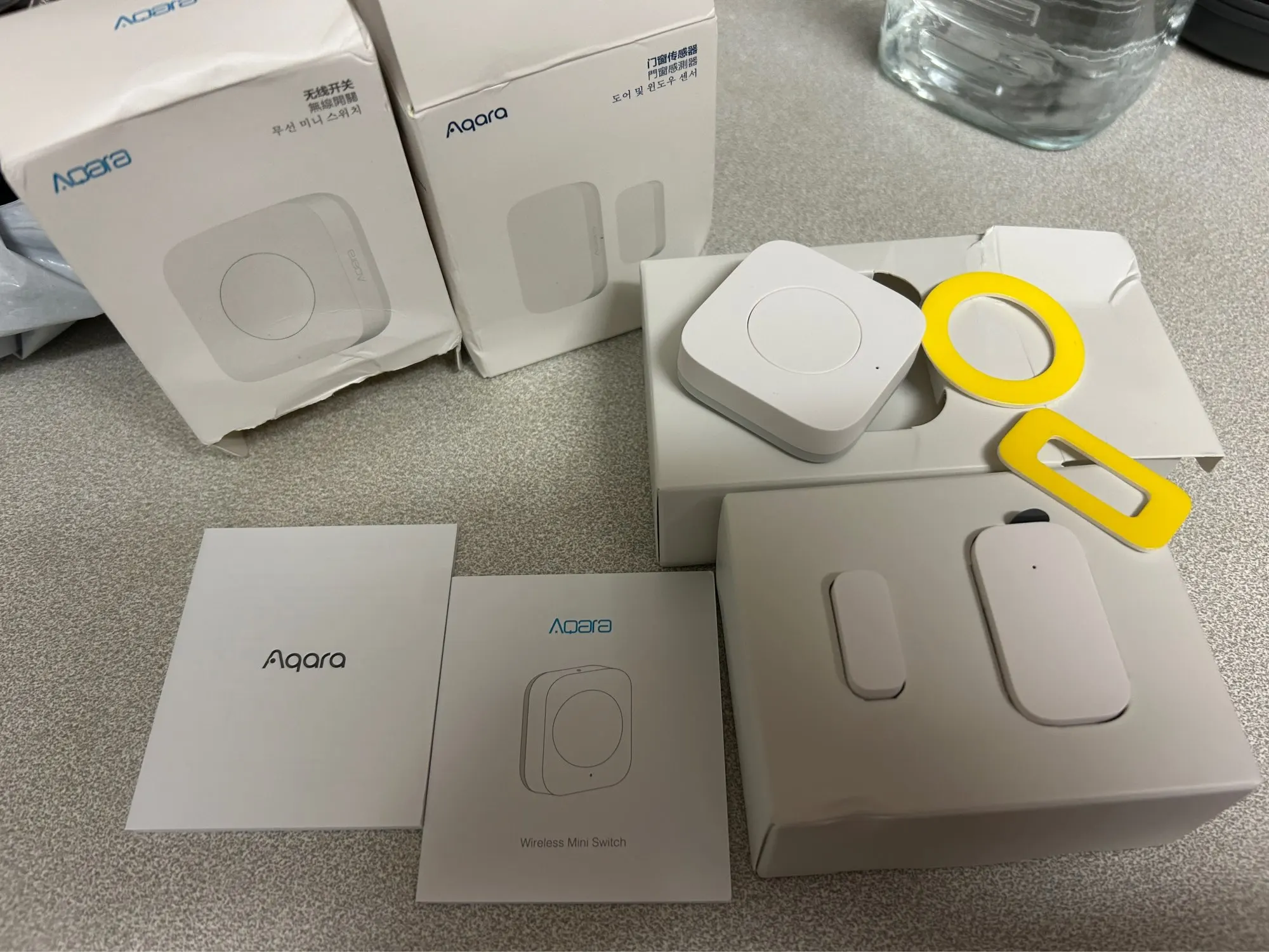 Aqara Wireless Mini Switch Zigbee Sensor Connection Smart Remote One Key Control Button Security Work for Mi Home APP Homekit photo review