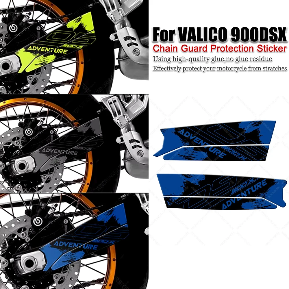 For Voge valico 900dsx Motorcycle Chain Cover Protection 3D Stickers Waterproof Decorative Stickers