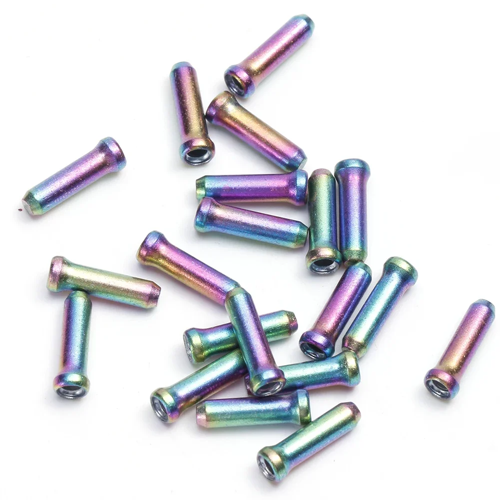 AliExpress APWIKOGER 20pcs Bike Wire End Caps Aluminum Alloy Color Brake Shifter Inner Cable Tips Replacement Cycling Equipment Accessories