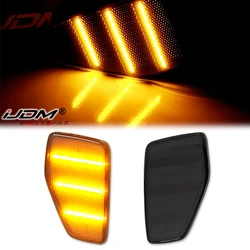 2Pcs Canbus LED Bumper Fender Side Marker Light Turn Signal Lamps For Hummer H3 2006-2010 H3T 2009-2010 39smd Amber OEM#15873638