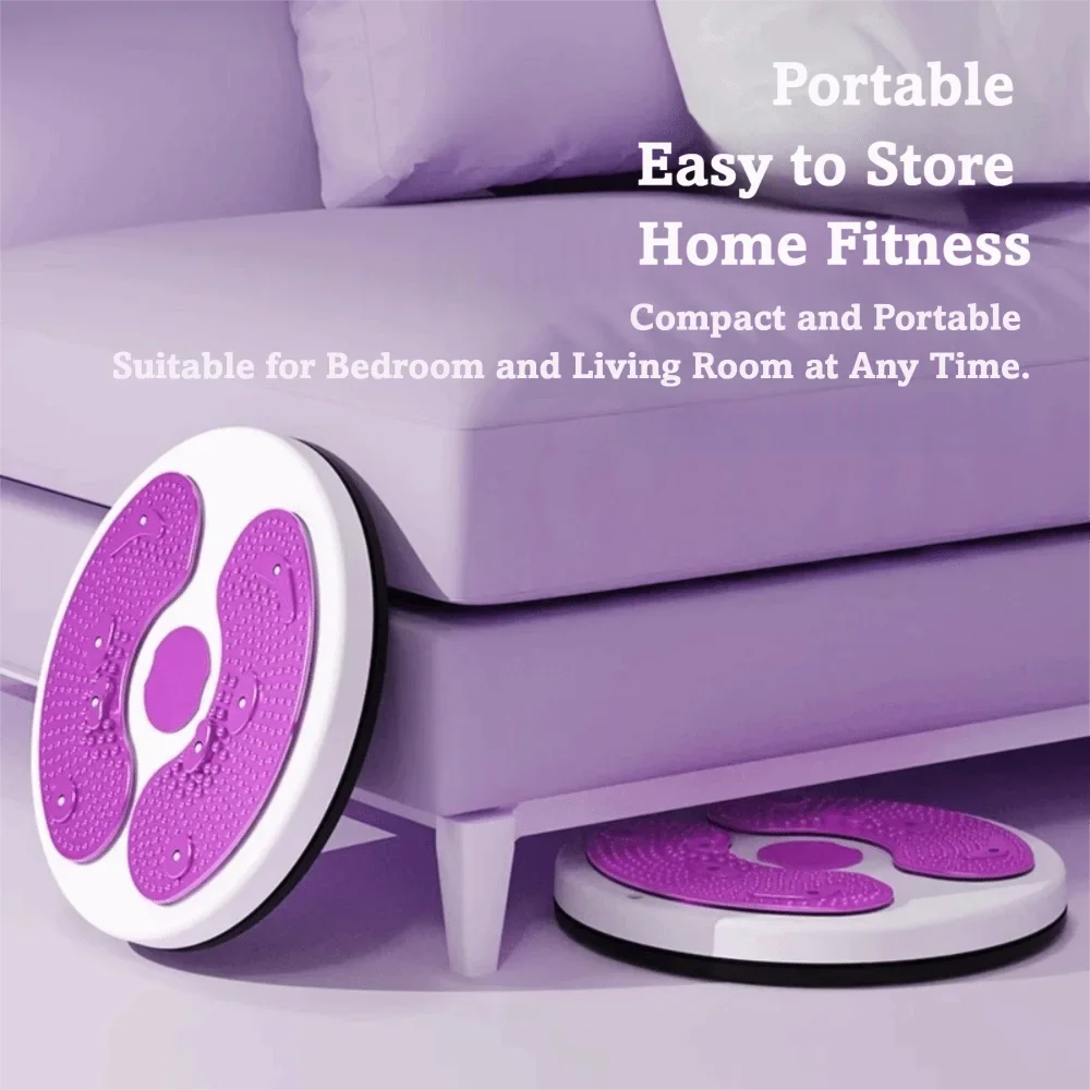 Multifunctional Waist Training Turntable Portable Beautiful Legs Waist Twisting Massage Turntable Body Shaping Thin Waist
