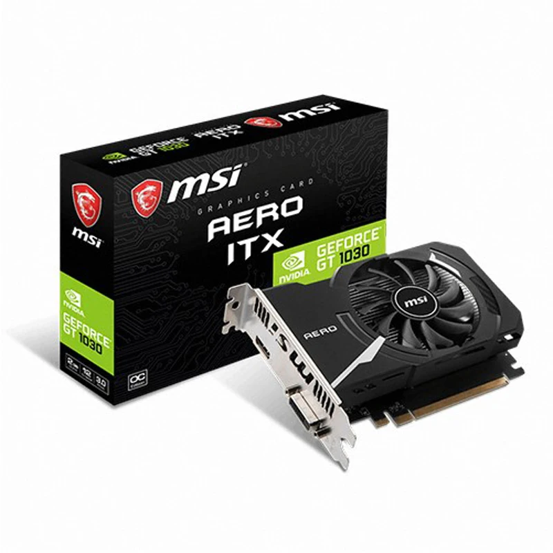 MSI-GForce GT1030 AIRO ITX OC D4 ، 2GB