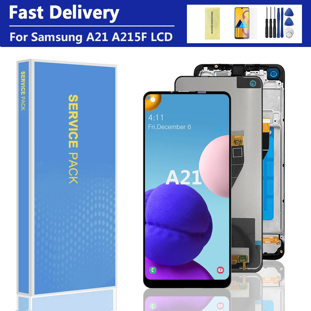 6.5 ''LCD Bildschirm Für Samsung A21 2020 LCD Für Samsung A21 A215 SM-A215U A215F LCD Bildschirm