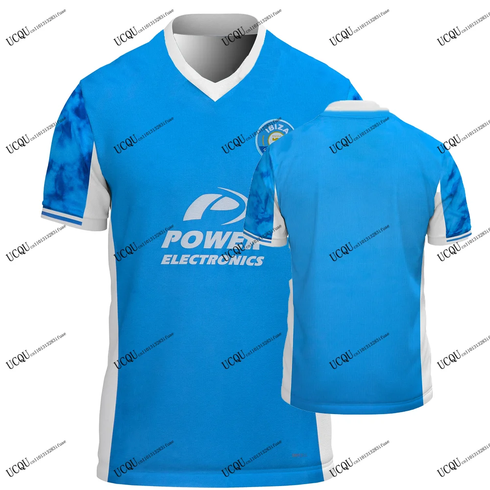

Ibiza 2025-26 New Arrivals Spanish Style Soccer Jersey Casual T-Shirt Adult KIDS Unisex