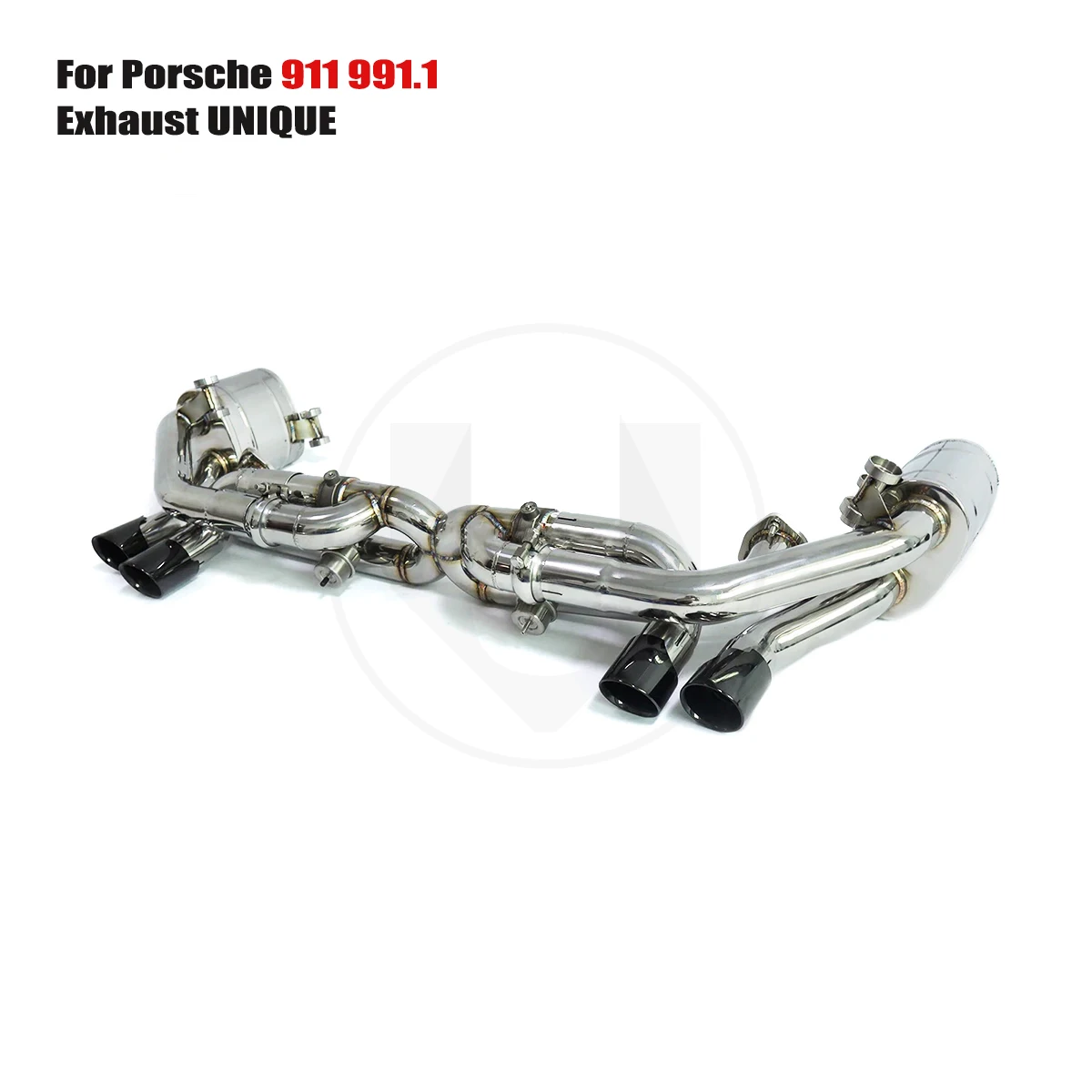 UNIQUE For Porsche 911 991.1 3.4T 3.8T 2012-2015 performance valve exhaust system ss304 exhaust muffler