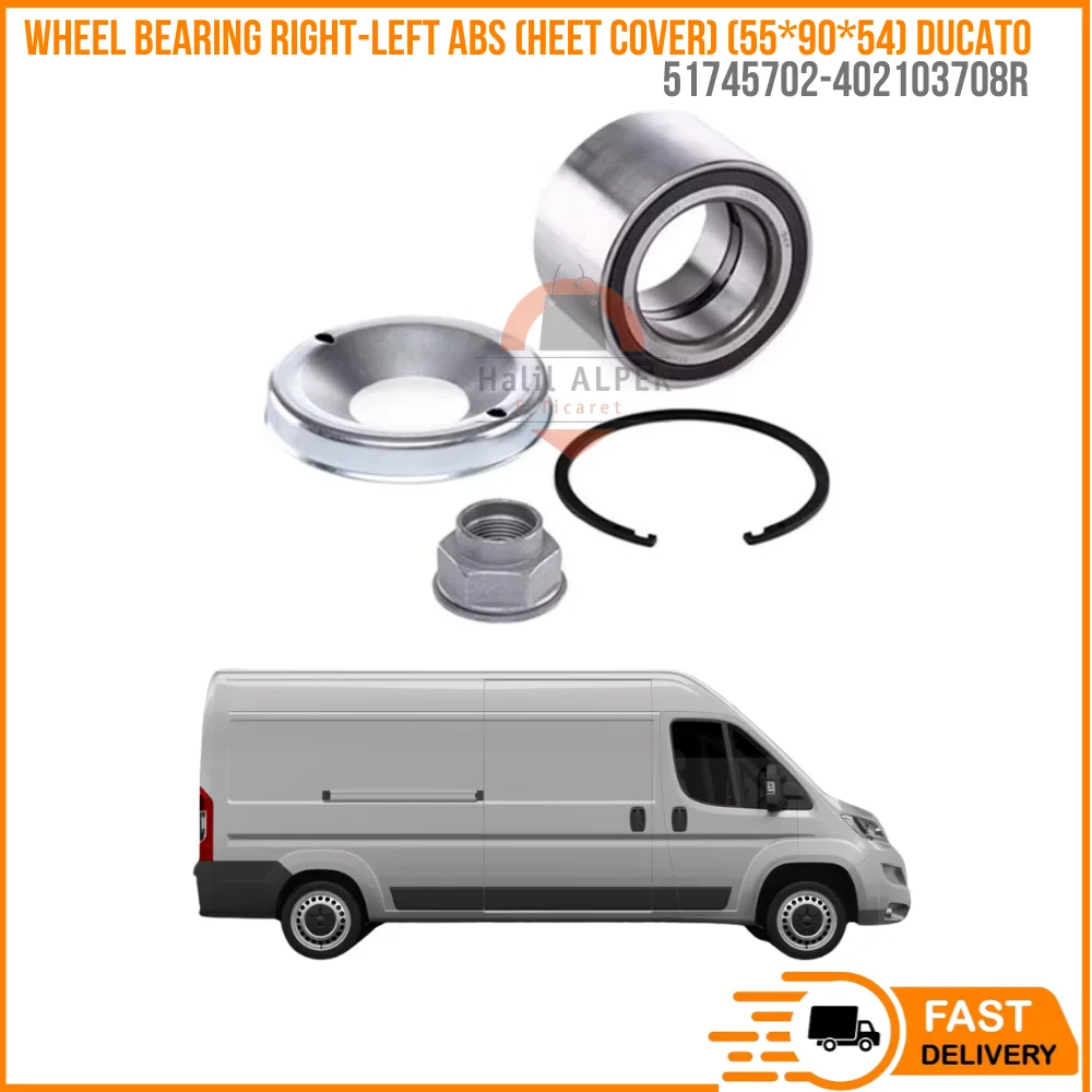 

FOR ON WHEEL BEARING RIGHT-LEFT ABS LI (HEET COVER) (55*90*54) DUCATO 2.3 MTJ BOXER III 2.2 HDI OEM 51745702-402103708R PRICE SU