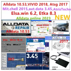 Программное обеспечение alldata online для ремонта автомобилей на 2023 год, Alldata 2014 autodata 3,45 mit chell 2015 elsawin 6,0 etka 8,3 Stakis Technik 2018