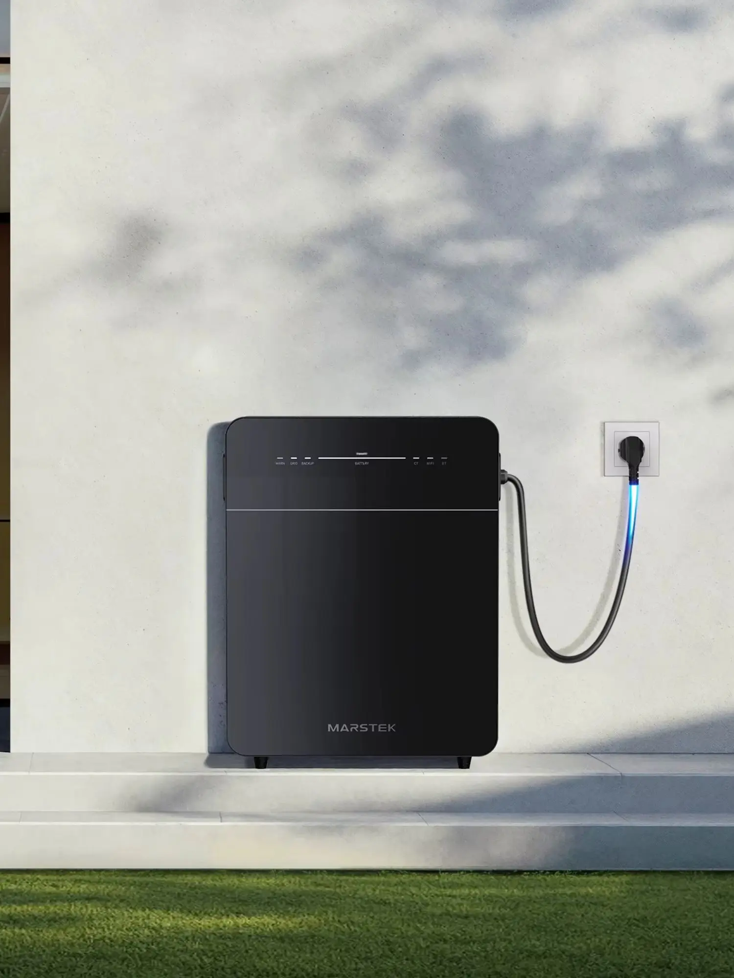 Marstek Venus E 3.0 Balkonkraftwerk AC Gekoppeltes Energiespeichersystem, 5.12kWh LFP, 2,5kW PV-Eingangsleistung/Ausgang, Erweiterung bis zu 15,36kWh, 6000 Ladezyklen, Plug&Play