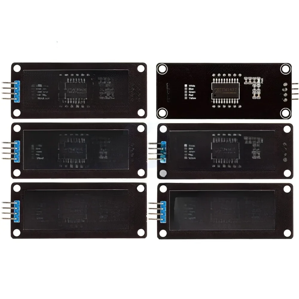 HT16K33 Moduł wyświetlacza LED dla Arduino 4-cyfrowy 7-segmentowy 0,56 cala Moduł lampki kontrolnej zegara Czerwony Niebieski Zielony Żółty Biały — zdjęcie 2