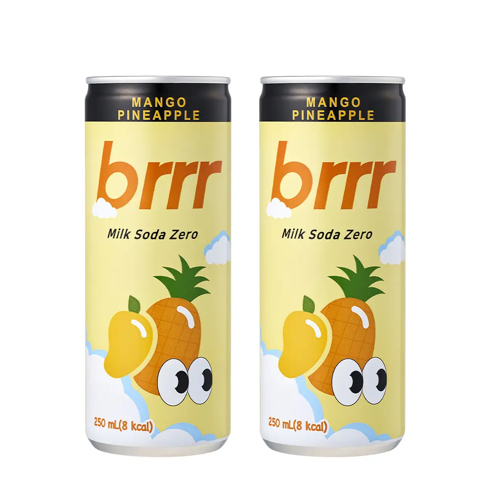 [ILHWA] brrr milk soda zero mango pineapple 250ml X 30cans