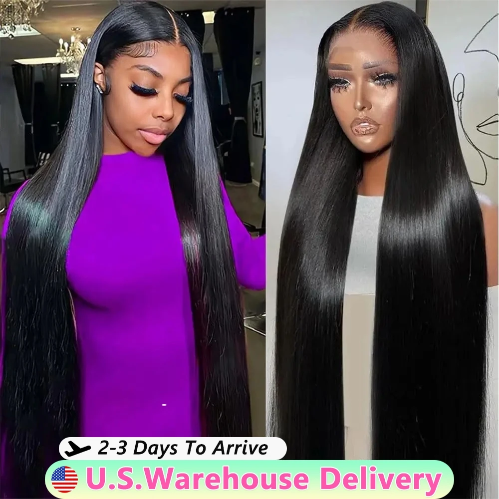 Glueless Wig Human Hair 6X4 5X5 9x6 Pre Cut Lace Closure Human Hair Wigs Smooth Straight 360 13x4 13x6 Lace Front Wig Human Hair