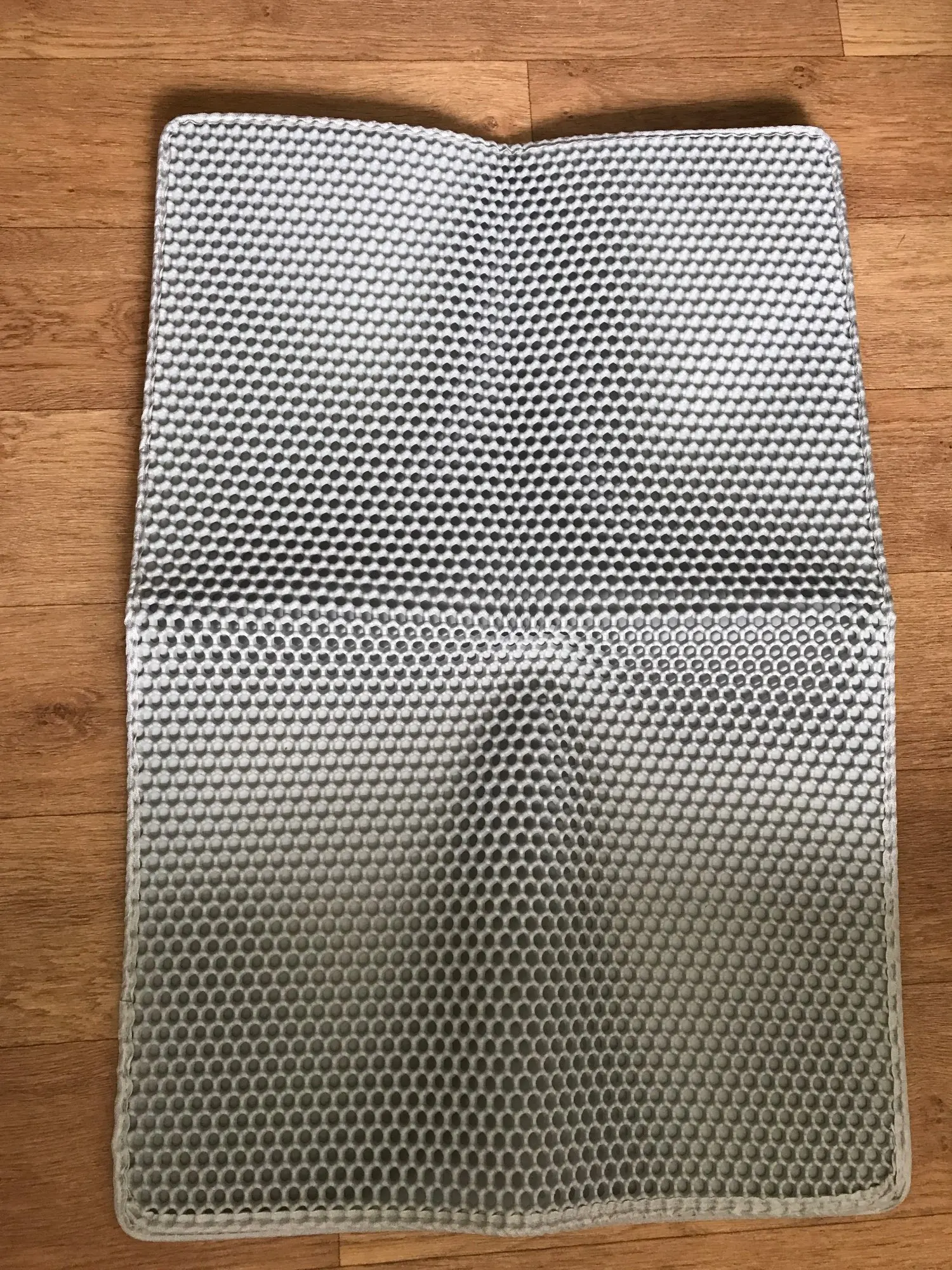 Customer review photo for Double-Layer Cat Litter Mat