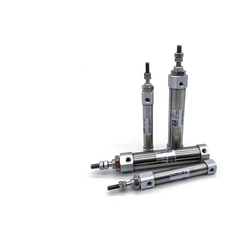 CDJ2B10 Series Mini Pneumatic Cylinder 10mm Bore 5–50mm Stroke Compact Double Acting Single Rod Air Cylinder