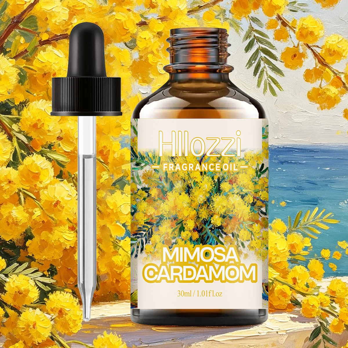 Mimosa Cardamom Fragrance, Sweet Floral Spicy Scent for Diffusers, DIY Crafts & Aromatherapy, Bright, Warm and Elegant Aroma