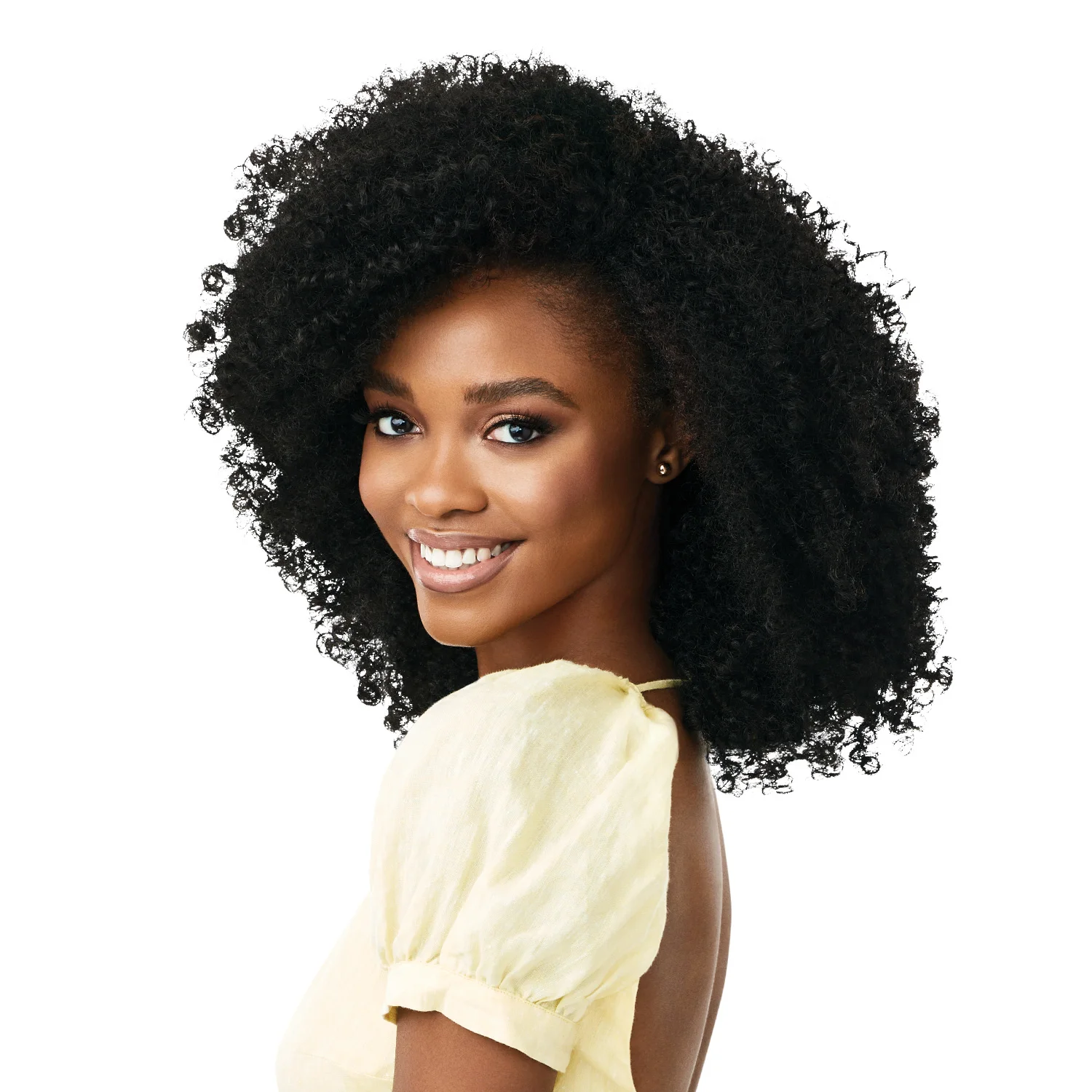 Outre Converti-Cap Wig Bahama Mama - Natural Curly, Effortless Glam, Versatile Looks