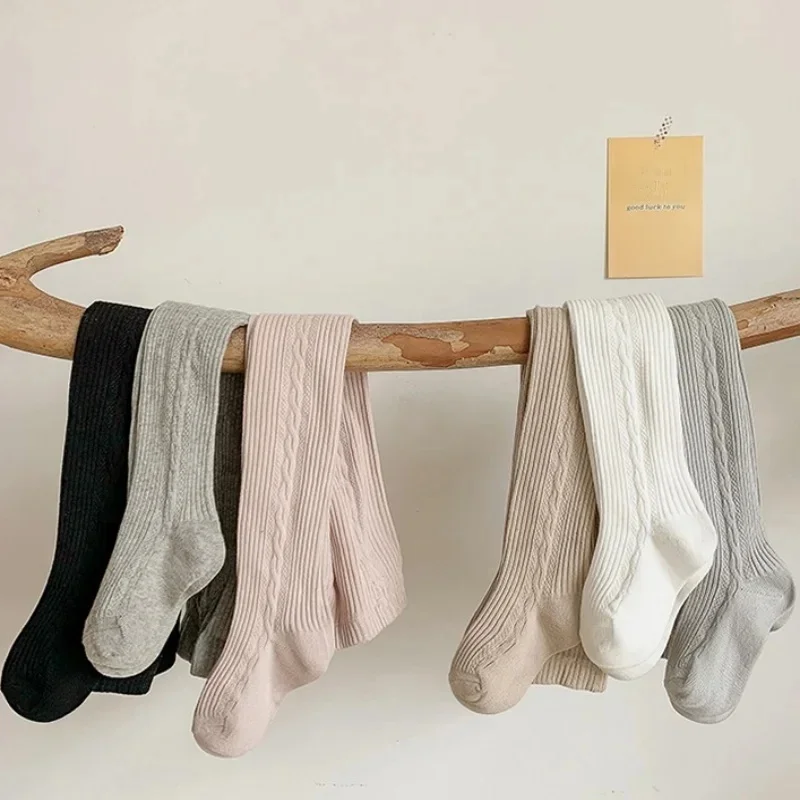 Legginsy dziecięce księżniczki dla dziewczynek miękkie bawełniane dziecięce dziewczynki obcisłe modne rajstopy wiosenne jesienne legginsy 2-8 lat nowość — zdjęcie 2