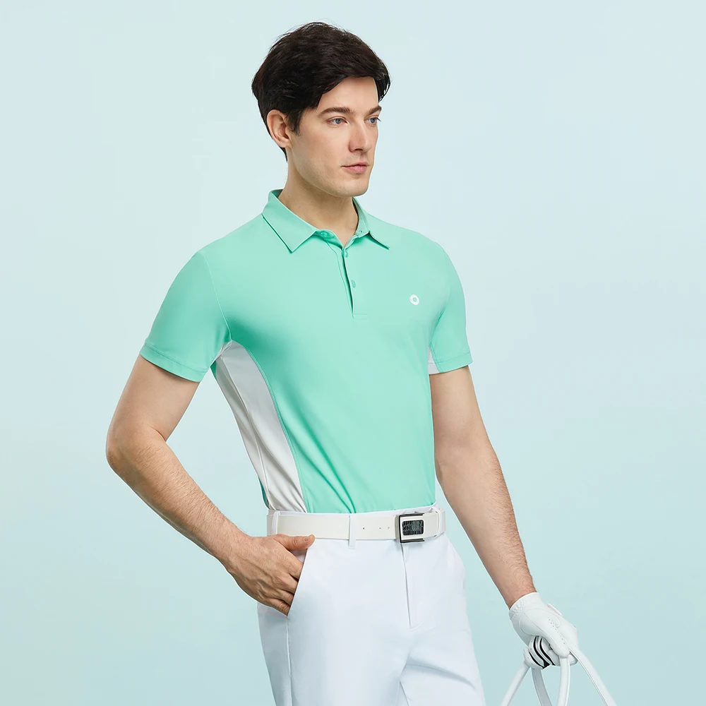 HELIX Summer Casual T-shirts Mens Short Sleeve Polo Shirts Quick Dry Tee Sports Golf Pullover