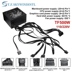 500W PS12V Source 500W 24Pin Office Power Sources atx PSS 500W PC Gaming PC Gamer Game 10 Main Sales Source PC 500W - №6