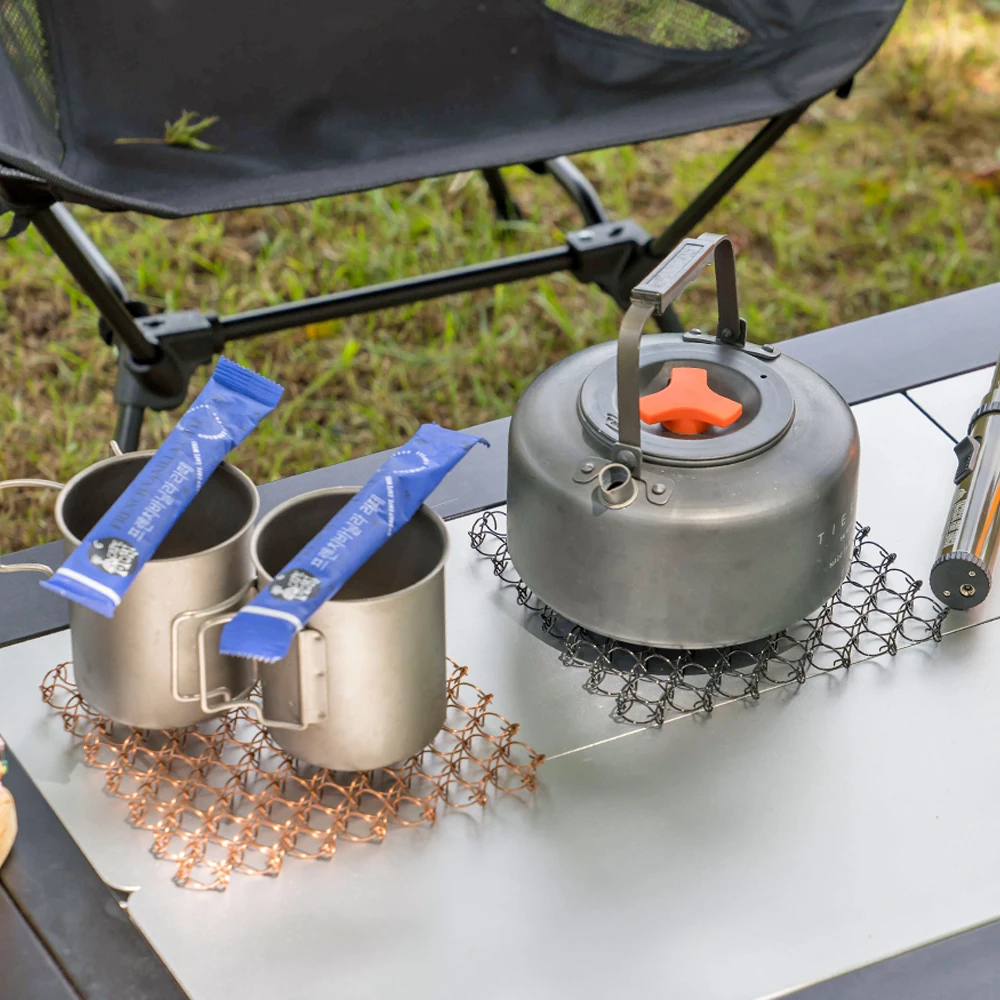 BreezeMoon Camping Stands 304 Pot Stands Stainless Steel Coon Wire Pods