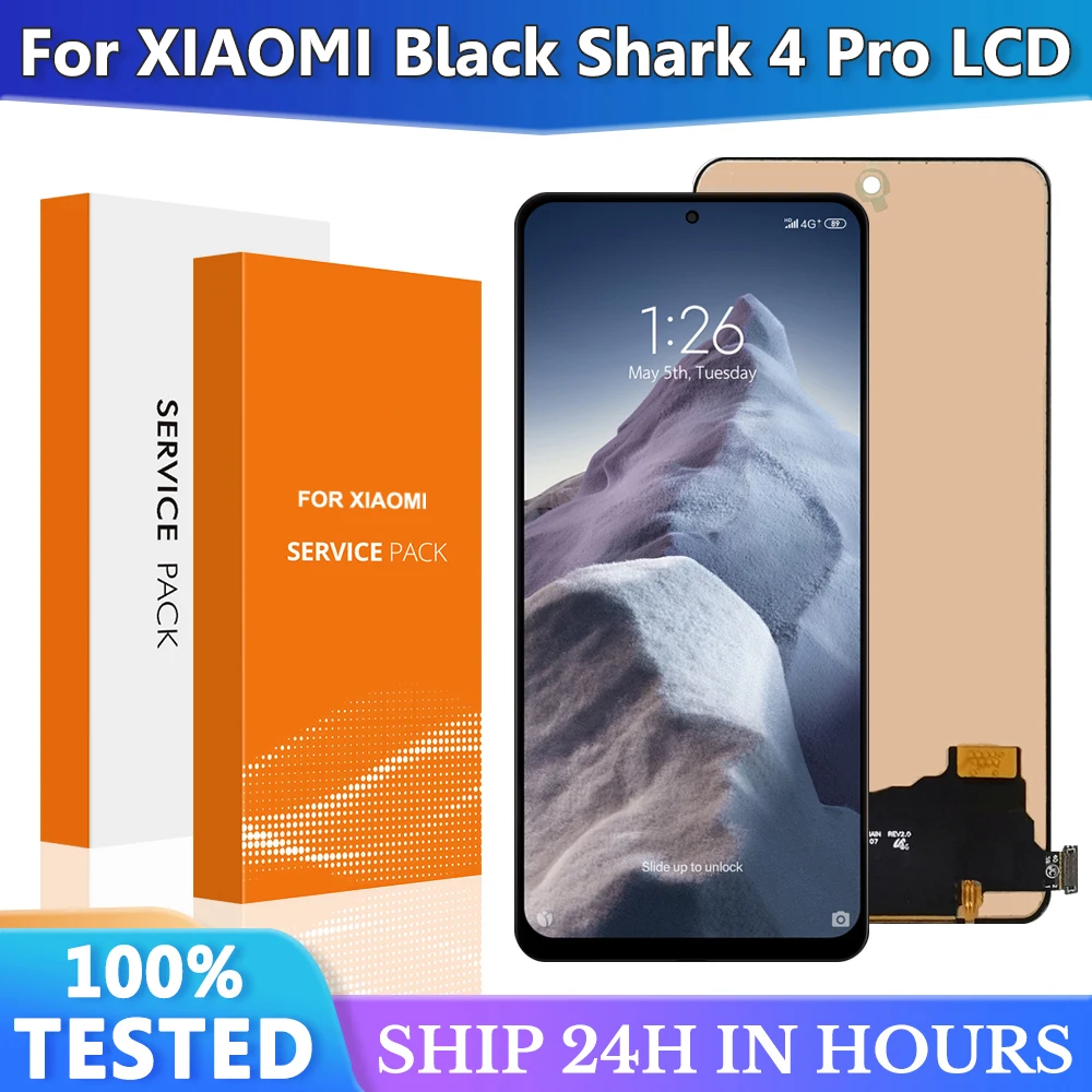 

100% Tested For Xiaomi Black Shark 4 Shark PRS-H0/A0 LCD Display Touch Screen with frame Digitizer For BlackShark 4 Pro 4Pro lcd