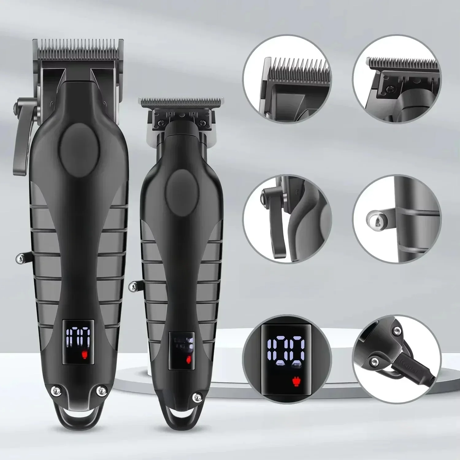 Kemei KM-2290 KM-2293 KM-T95 Neue professionelle Schneidemaschine Elektrorasierer Haarschneider mit LCD-Display Herren-Haarschneidemaschine