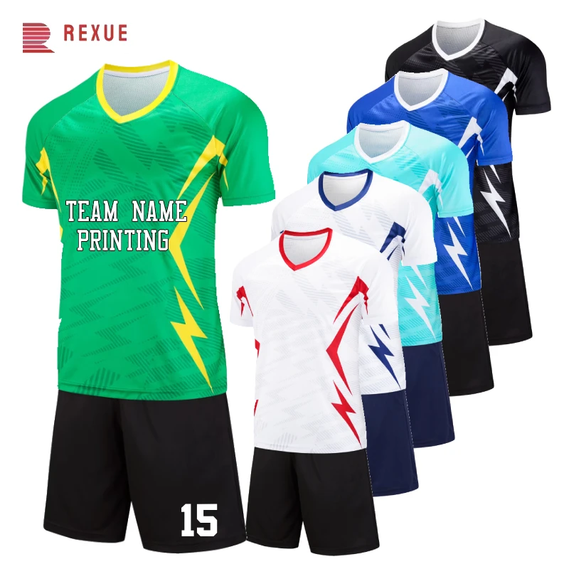 Thai Quality Custom Jersey Sublimation Bulk Football Practice Jerseys Personalized Youth Football Soccer Jersey