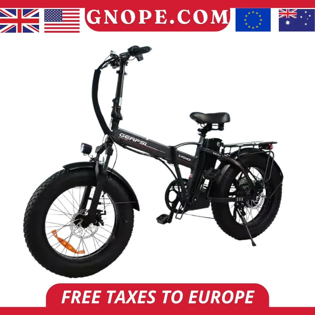 

BLJ 1000W Aluminum alloy E-bike 20inch Fat Tire Beach Snow Fold Electric Bike 48V 13AH Lithium Battery Electric Bicycle