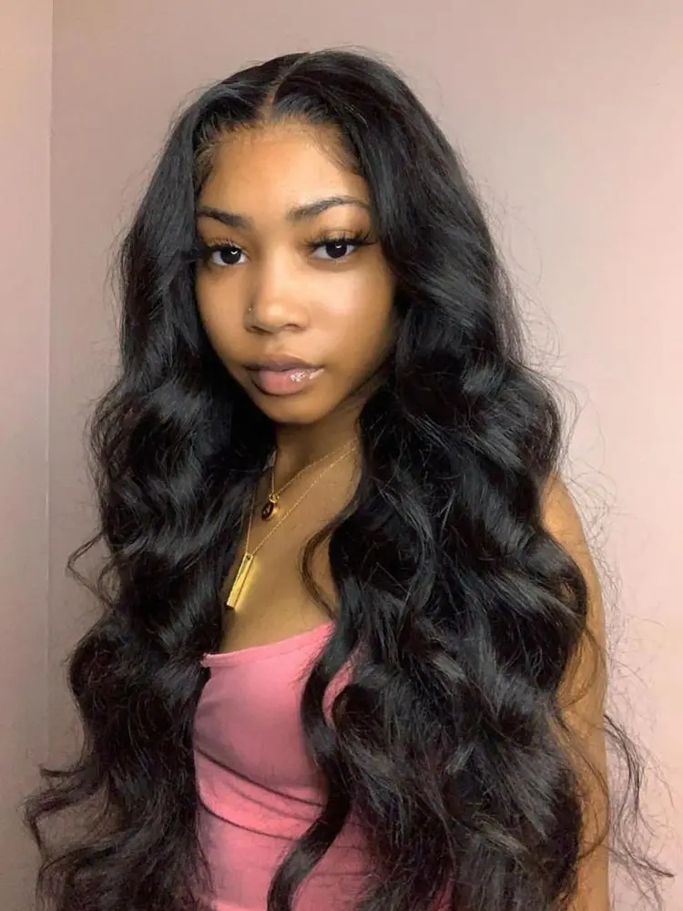 8-40 inch Body Wave 13x6 Hd Lace Frontal Wigs Human Hair Pre Plucked 180% Density 13x4 Body Wave Lace Front Human Hair Wigs