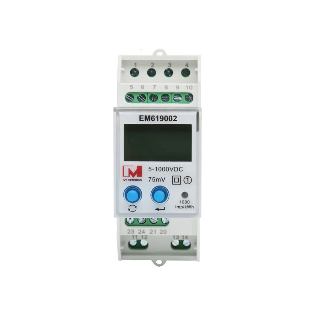 9-60VDC Supply Voltage 100A 48V Solar Battery Power Monitor Bidirectional Smart Modbus DC Energy Meter