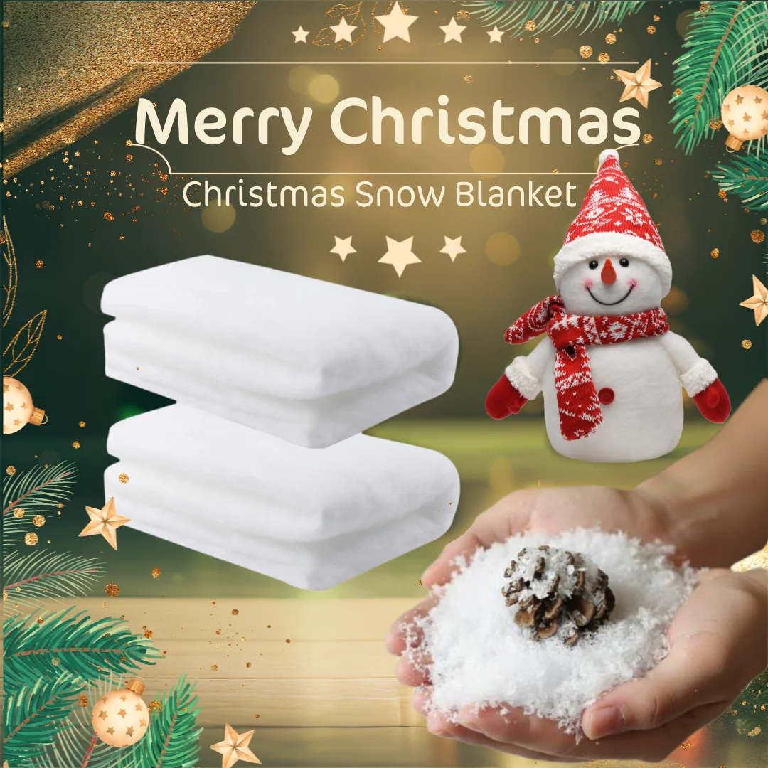 Поддельное снежное одеяло, утолщенное пушистое рождественское искусственное снежное покрывало в рулоне, зимний декор для рождественских елок, деревенский ремесленный снежок