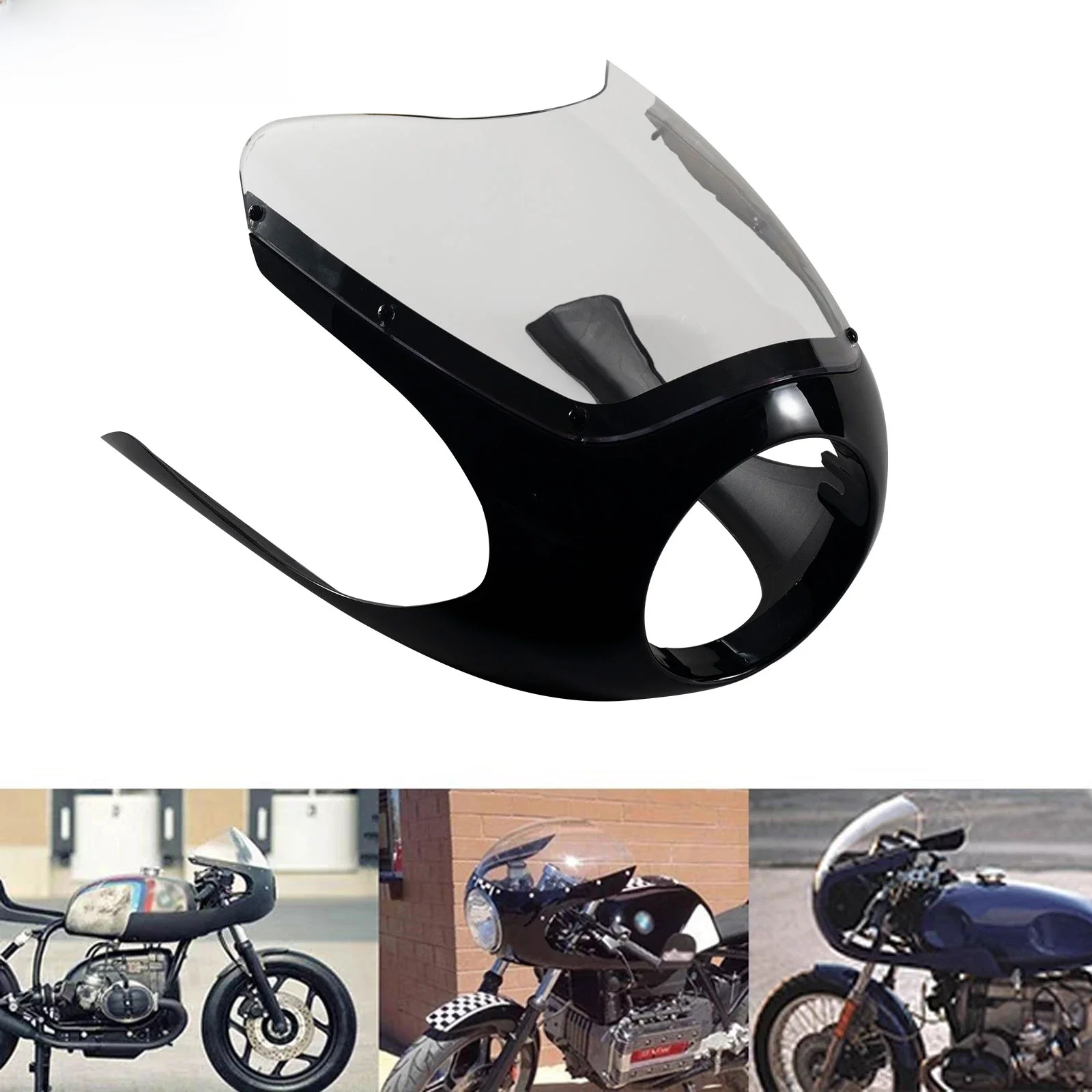 Motorcycle Cafe Racer Front Kuip Klassieke Rickman Stijl Voor Harley - afbeelding 2