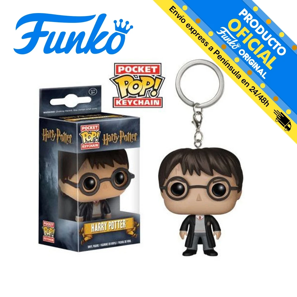 Funko Pocket Pop! Keychain: Harry Potter - Harry Potter, 7616, original, toys, boys, girls, gifts, collector, figures, dolls, shop, with box, new, man, woman, official license